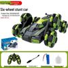 Spider Six-Wheel Double-Sided Stunt Car RC Toy - Remote Control Electric Tumbling Vehicle for Kids