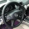 Ручная вышивка Черная кожаная оплетка руля для Mercedes Benz W204 C-Class 2007-2010 C300 C280 C260 C230 C180 C200