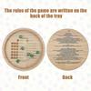 7 Inch Farkle Dice Tray, Wooden Dice Tray for Farkle Classic Dice Game with 6