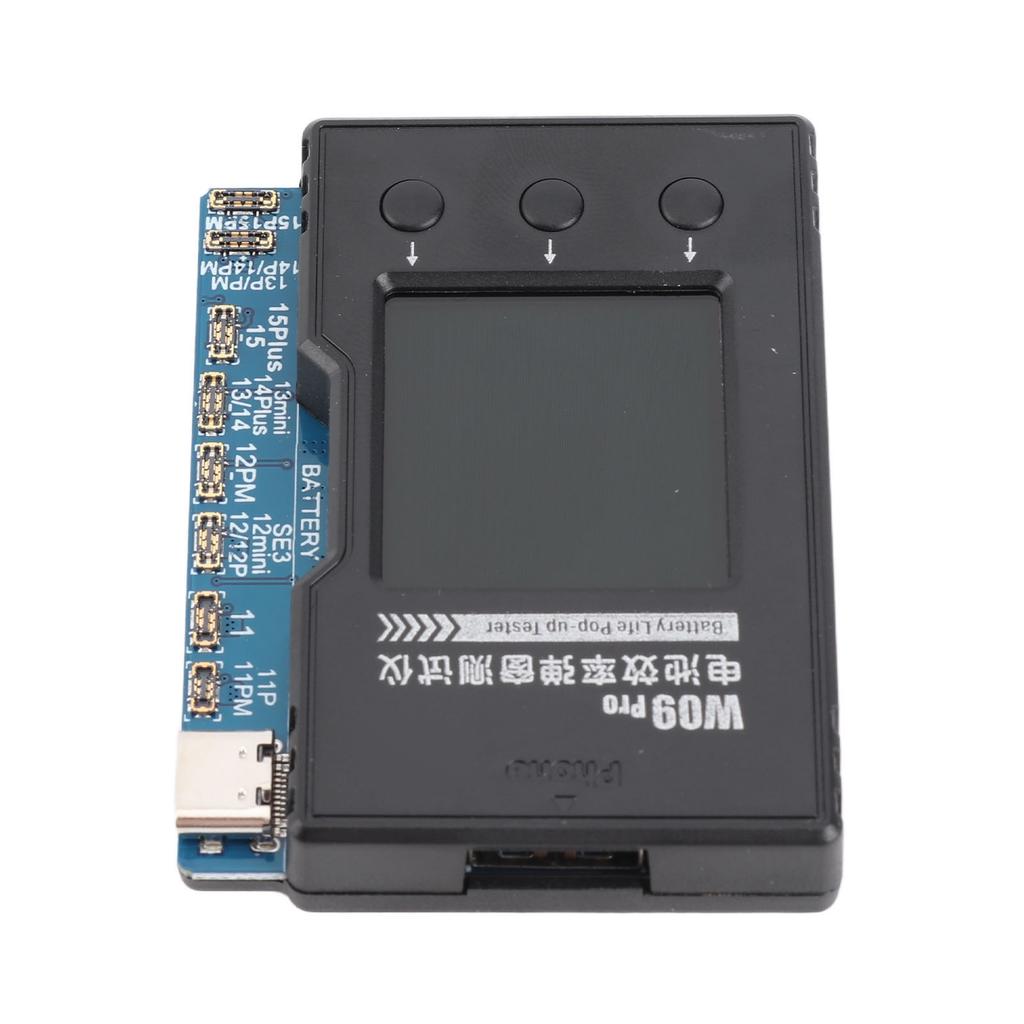 Battery Efficiency Pop Up Tester LCD Display USB Connection Popup Window Repair Tool for 11‑15 Series Phone