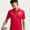 Мужские спортивные рубашки-поло Dri FIT Victory Мужские Спортивные Красный/Белый Воротник Умеренный