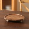 Деревянный поднос для подачи небольших закусок, деревенский поднос неправильной формы для десертов, декоративный поднос для растений, свечей, ключей, ювелирных изделий и часов.