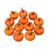 12x Fake Pumpkins Model Harvest Decorative Lifelike Small Foam Cute Fake Foam Pumpkins for Halloween Party Kitchen Autumn