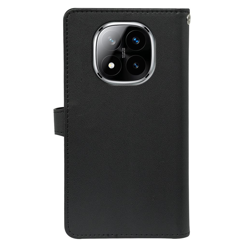 For Xiaomi Redmi Note 14 Pro+ 5G Case with 9 Card Slots PU Leather Stand Phone Cover