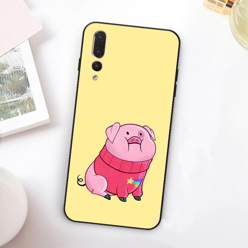 Милый РОЗОВЫЙ Кавайный Поросенок Для Huawei Nova 12i 12s 11i 7i 8i Y73 Y70 Y90 Y60 Y72 Y61 Y91 9 10 SE P30 Pro P40 Lite Чехол