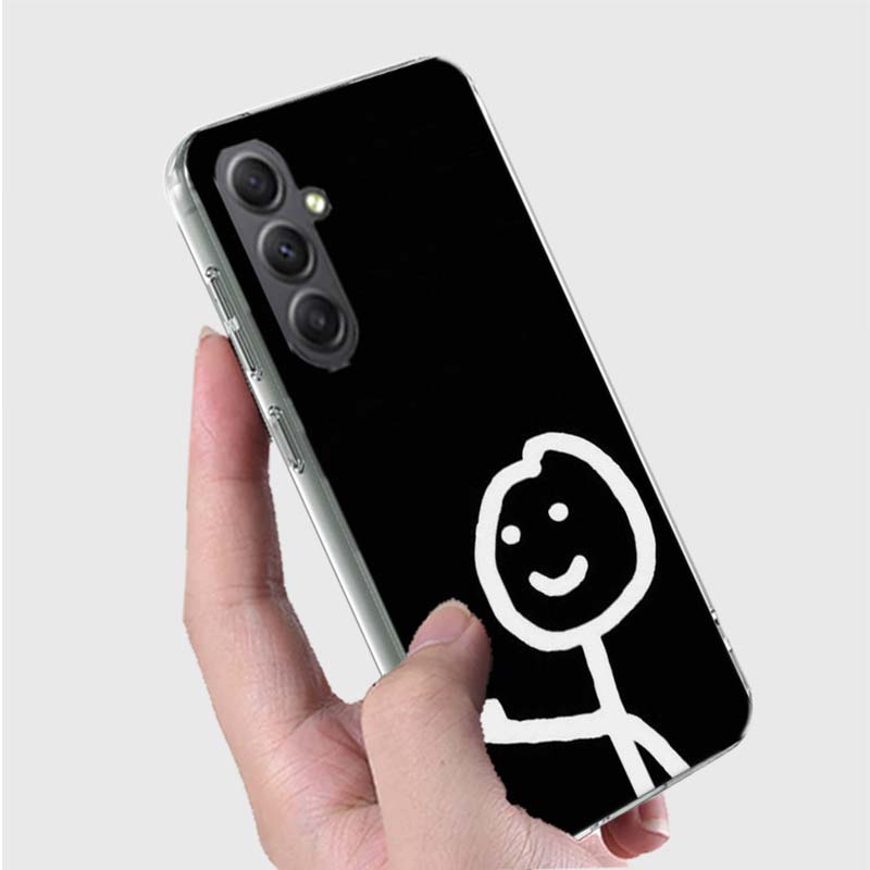 Funny Cute Cartoon Matchman Phone Case for Samsung A16 A26 A36 A56 A17 A37 A57 A07 A06 A02S A03 A04S A05S Galaxy Note 20 10 A50S