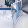 12-дюймовый большой 3D HD усилитель, изогнутый экран, увеличитель экрана мобильного телефона, подставка для видеоусилителя смартфона.