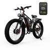 DUOTTS S26 Electric Bike: 750W Dual Motor, 150kg Max Load, 55° Climb, 26" Fat Tires, IPX5 Waterproof