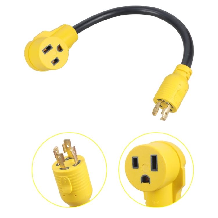 Прочный кабель-адаптер для генератора Nema L14-30P на 6-50R, адаптер для сварочного аппарата, 4-контактный на 3-контактный, 125/250 В