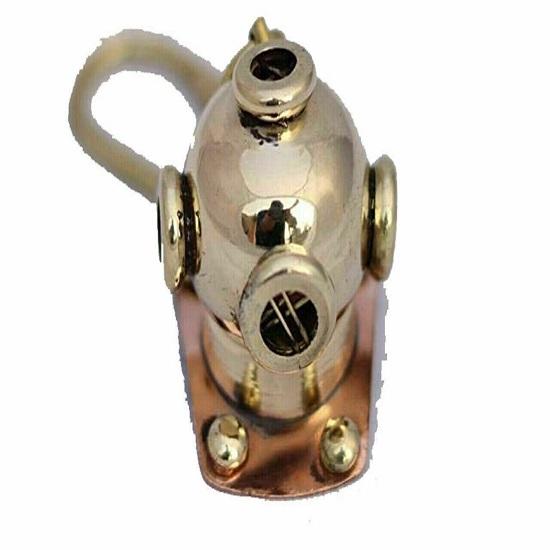 Шлем подныривания винтажного стиля твердый латунный морской с работой ключевой цепи морской