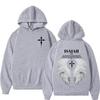 Aesthetic Christian Jesus Wing Bible Verse Hoodies Men Women Fashion Oversized Sweatshirt Casual Loose Fleece Pullovers