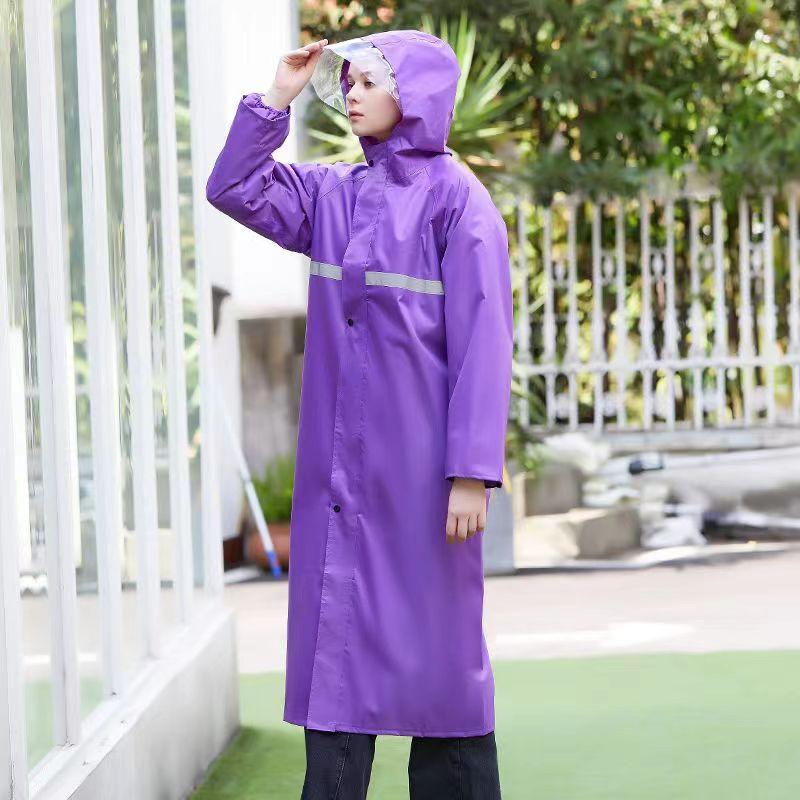 Длинный плащ для мужчин и женщин, уличный одиночный прогулочный плащ, утолщенное пончо экологической безопасности
