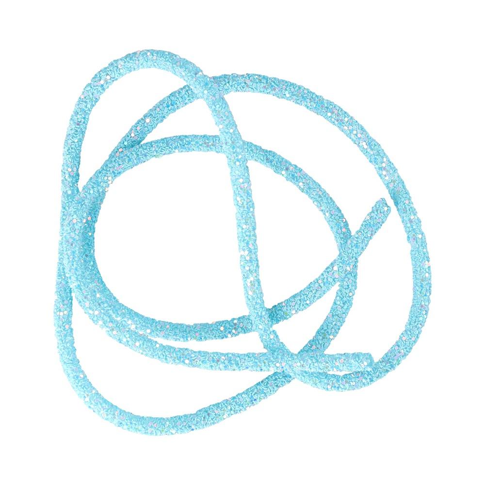 Shiny Garment Material Soft Colorful Glitter Rope Strings Hat Decor Resin Sequin Rope Sandal DIY