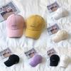 Thin Fashion Women Girl Couple Hat Student Letter Embroidery Sunscreen Hat Sunhat Baseball Cap