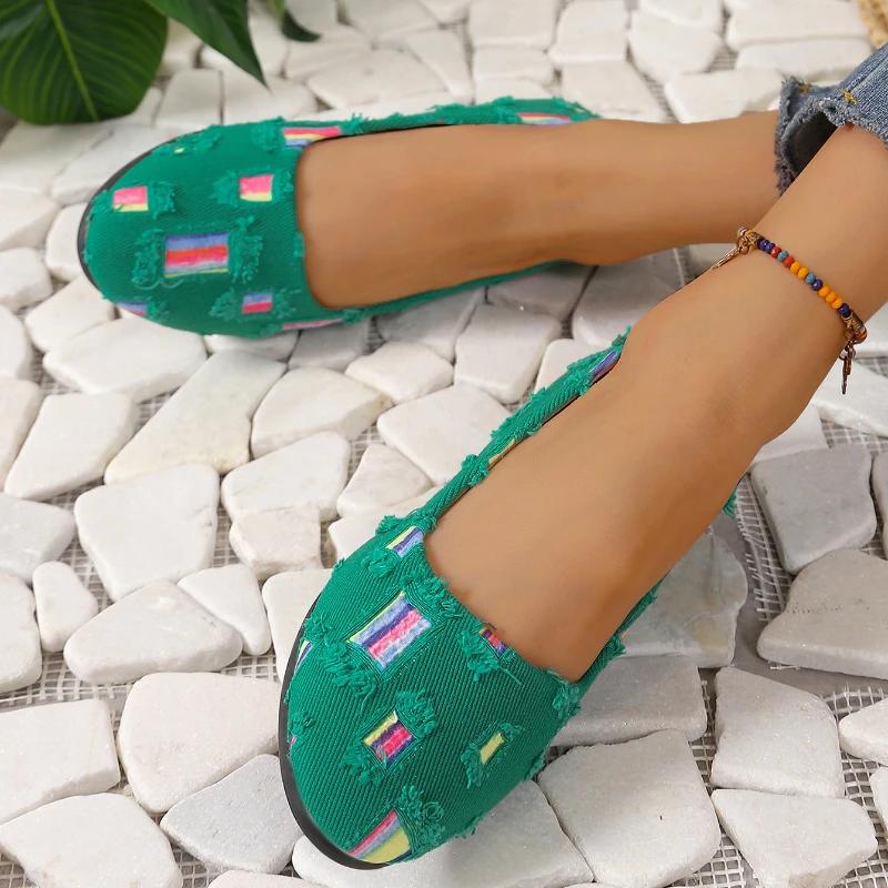 Модные и дышащие летние сетчатые легкие туфли для мам, повседневные нескользящие спортивные туфли из вулканизированной ткани для женщин