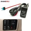 Автомобильное зарядное устройство с быстрой зарядкой QC3.0 USB PD Адаптер-розетка для зарядки телефона для Toyota FJ Cruiser Prado LC120 Аксессуары