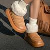 2024 New Fluffy Snow Boots Women Comfort Plush Lined Cotton Padded Shoes Woman Slip on Faux Suede Non Slip Winter Short Boots