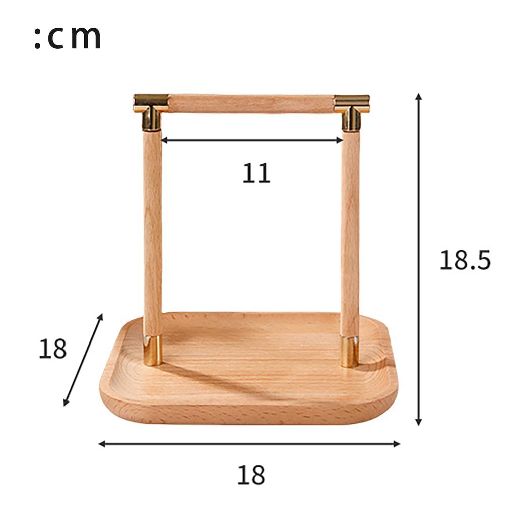 Wooden Tissue Paper Holder Napkin Roll Holder Tableware Tissue Box Storage Desktop Organizer Tableware Supplies