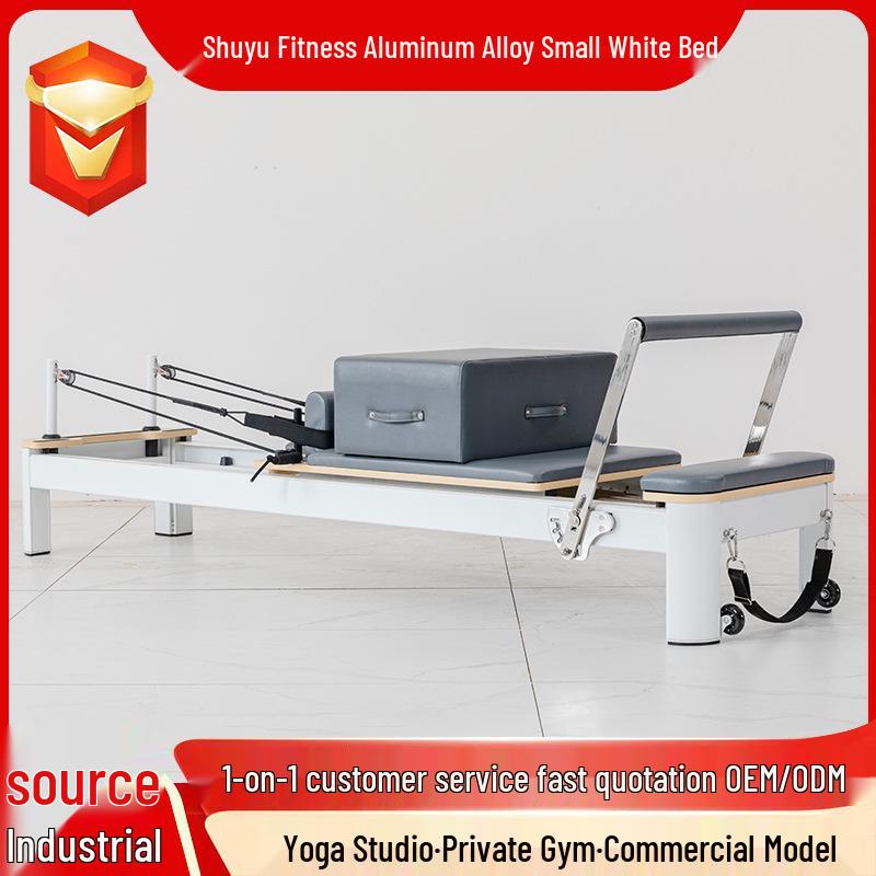 Aluminum Alloy Multifunctional White Pilates Core Fitness Bed