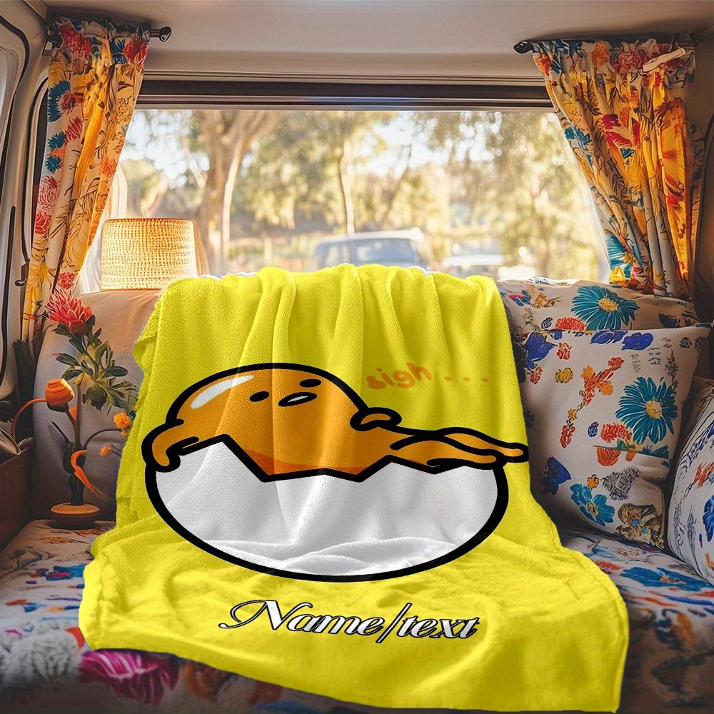 Gudetama Egg Rv Blanket Comfortable Soft Lightweight Multiseasonal Blanket For Travel Camping Picnics Sofas Rvs Beds Living Rooms Giftst52