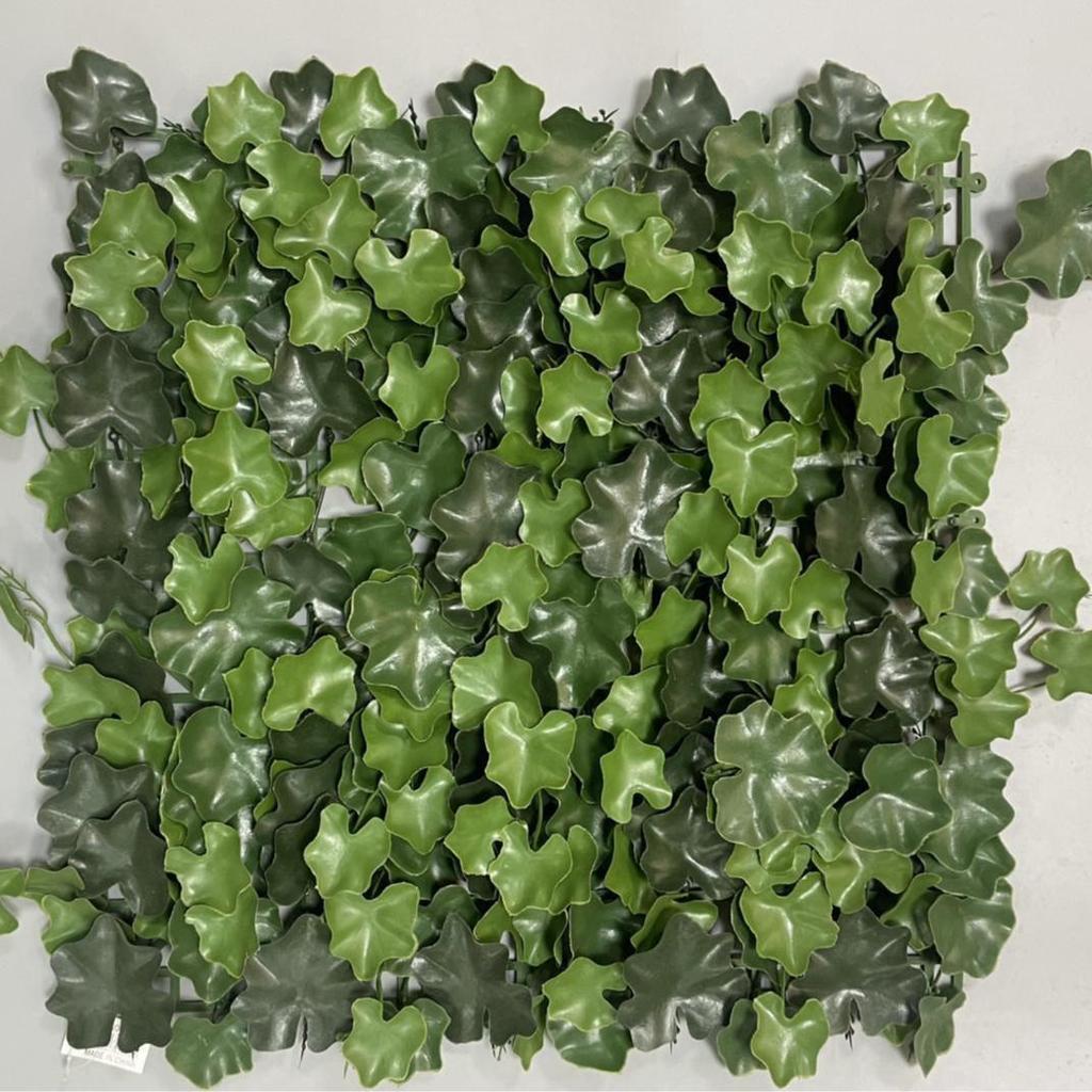 50×50cm Artificial Green Plant Wall - Plastic Vertical Garden, Fake Flower Wall, Synthetic Turf Background