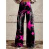 Women's Casual Pants Printed Casual Wide Leg Trend Pants