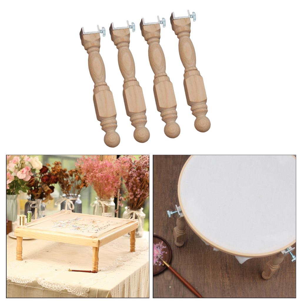 4 шт., деревянные пяльцы для вышивания, увеличивающие сменные швейные инструменты