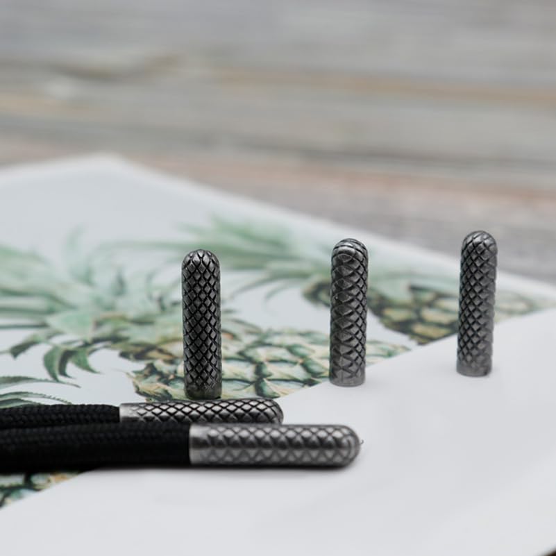 VALICLUD Аксессуары для шляп Наконечники для шнурков Пряжка для шнурков 10 шт. Металлические эглеты Замена Концы шнурков Колпачки для шнурков толстовки Наконечники для шнурков