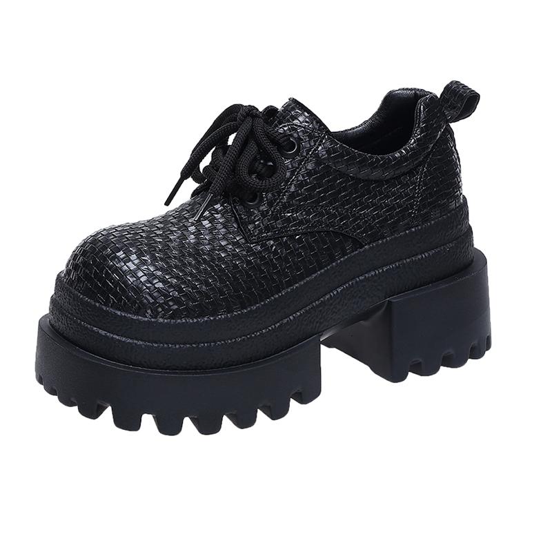 Модные балетки на платформе, женские спортивные туфли, модные туфли-лоферы для платья, повседневные кроссовки на шнуровке, 2025, осень, для ходьбы, новые Zapatillas De Mujer