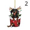 2023 Рождественский орнамент, новогодние праздничные принадлежности для вечеринок, комнатная рождественская елка, подвеска, милый котенок, собака, кошка, животное, украшение, рождественский подарок