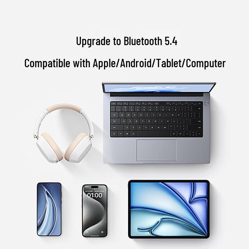 Ugreen Наушники Bluetooth HiTune Max5c с адаптивным шумоподавлением