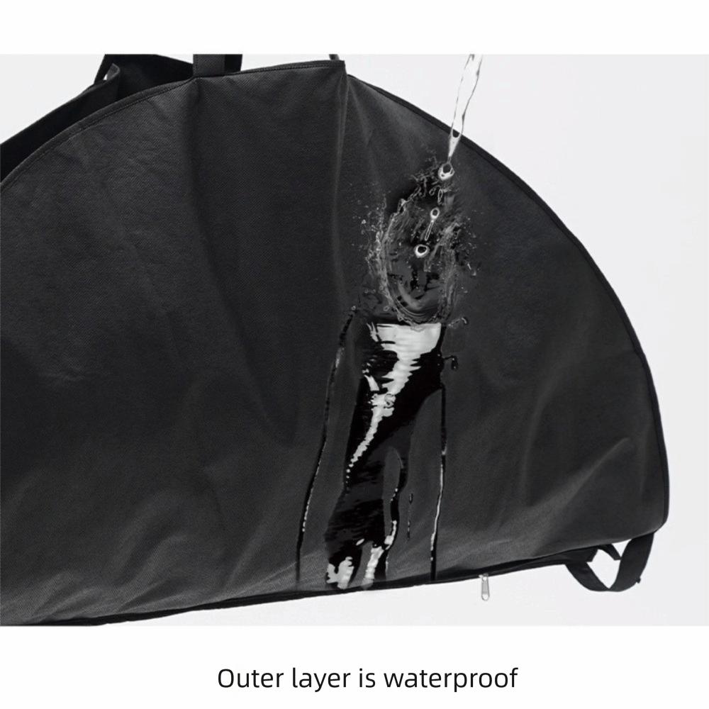 Сумка для хранения балетной юбки на молнии, нетканая, черная, для выступлений, водонепроницаемая, большой вместимости, аксессуары для танцев
