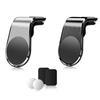 Держатель для телефона в автомобиль - APERIL - 2 шт. - Магнитный - Черный - Пластик - 30 г