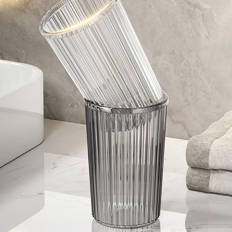 Акриловый стаканчик для ополаскивателя полости рта, зубная щетка, чашка для ванной комнаты, светлая, роскошный стиль, аксессуары для хранения в ванной комнате, держатель для зубных щеток