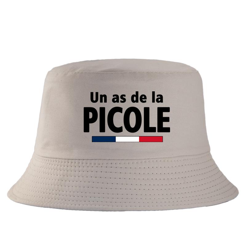 Смешная французская надпись Панама с принтом Un As De La PICOLE Кепка FisherUnisex Летняя хлопковая кепка от солнца Унисекс Повседневная уличная одежда Кепка для вечеринки