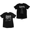 Футболка Sum 41 Фото Группы Европейский Тур 2022 Черная Новая Унисекс Футболка