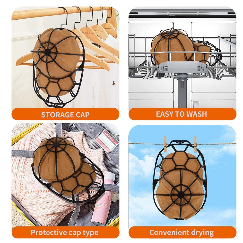 Сетка для стирки бейсболок, клетка-держатель, рамка, подставка для шляп для мытья в посудомоечной машине, полка для стирки в стиральной машине