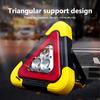 Multifunctional Car Emergency Triangular Roadside Warning Light Solar Warning Light Foldable