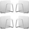 AIEX 4 Pieces Sponge Holder, Adhesive Sponge Holder Kitchen Sink Waterproof Rustproof Soap Sponge Holder Sink Stainless Steel for Kitchen [240]