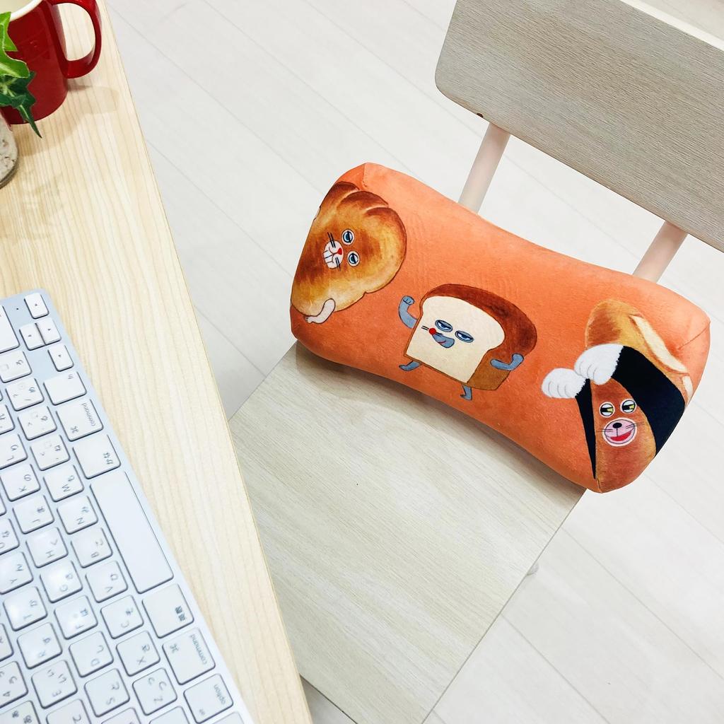 MORIPiLO Pan Robo подушка с эффектом памяти 16x33x8 см поддержка талии поддержка спины мягкая игрушка подушка коричневая Morishita 4621500