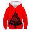 New Kid Hoodies Sweatshirt Boys Girls Christmas Printing Costume Children Clothing Family Party Santa Claus Kids Pullover Coats