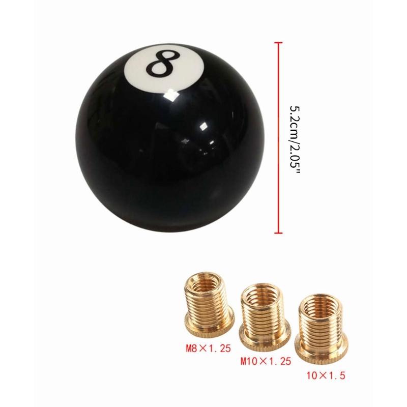 Автомобильный джойстик, ручной рычаг переключения передач с тремя адаптерами, ручка переключения передач, шарик рычага переключения передач для большинства автомобилей