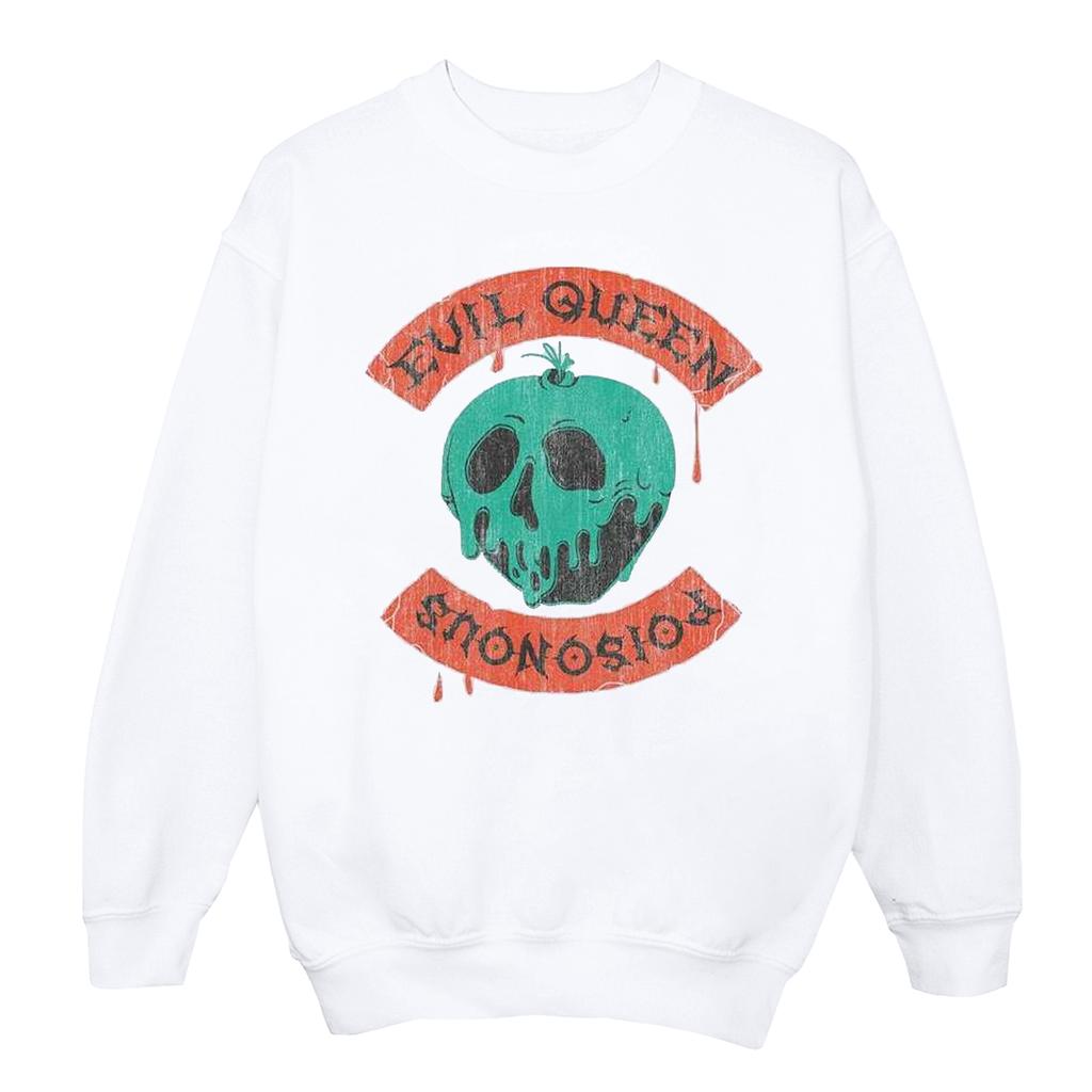 Disney Womens/Ladies Poisonous Skull Apple Sweatshirt