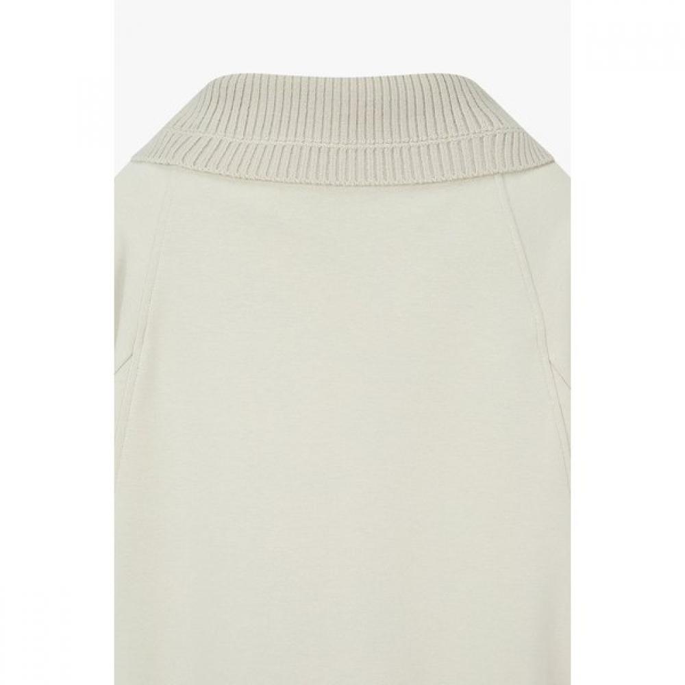 Voice Of Voices Knitted Collar Zip Up Jersey Jumper
