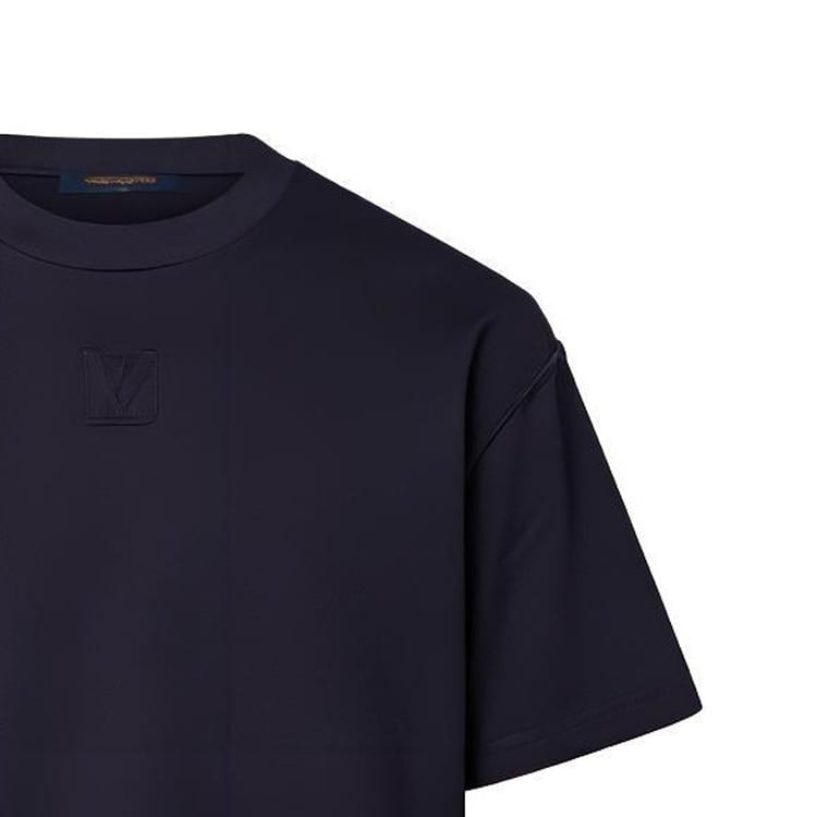 Louis Vuitton Футболка мужская темно-черная 1AATS8