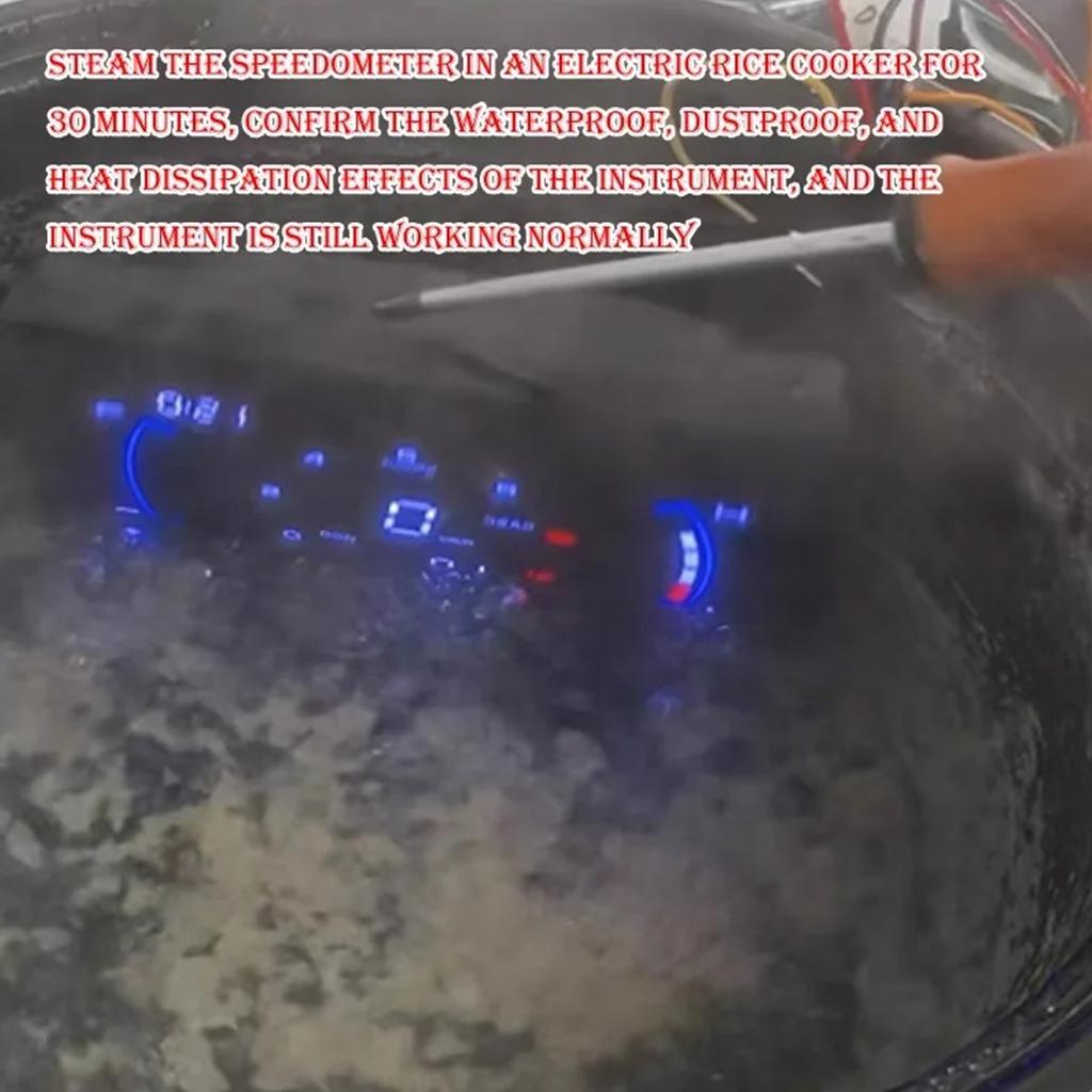 Цифровой спидометр одометр приборная панель подходит для 150 3.0 12 В водонепроницаемый мотоциклетный приборный кластер светодиодный тахометр