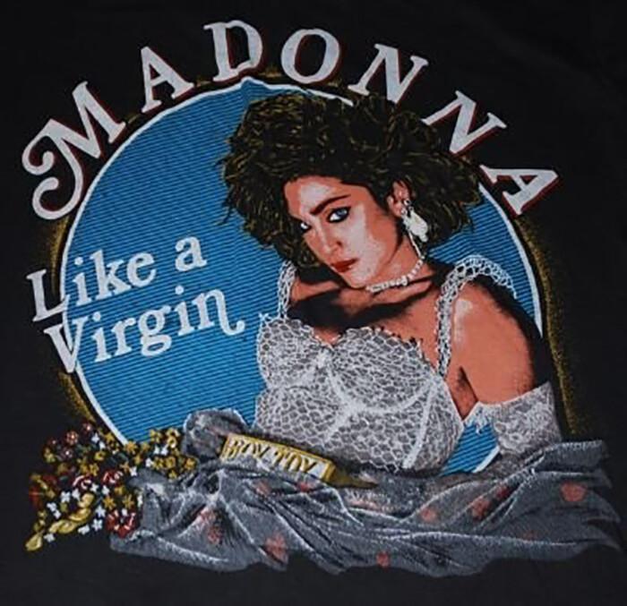 ВИНТАЖНАЯ ФУТБОЛКА MADONNA LIKE A VIRGIN TOUR