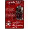 Металлическая жестяная табличка Coca-Cola Бар Декор стены 30x20см Ретро Винтажный Кафе Постер