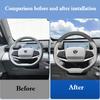 Для Changan UNI-Z 2026 2026 2026 Ультратонкий Чехол на Руль Автомобиля Всесезонный Универсальный Противоскользящий Впитывающий Пот Кожаный Чехол