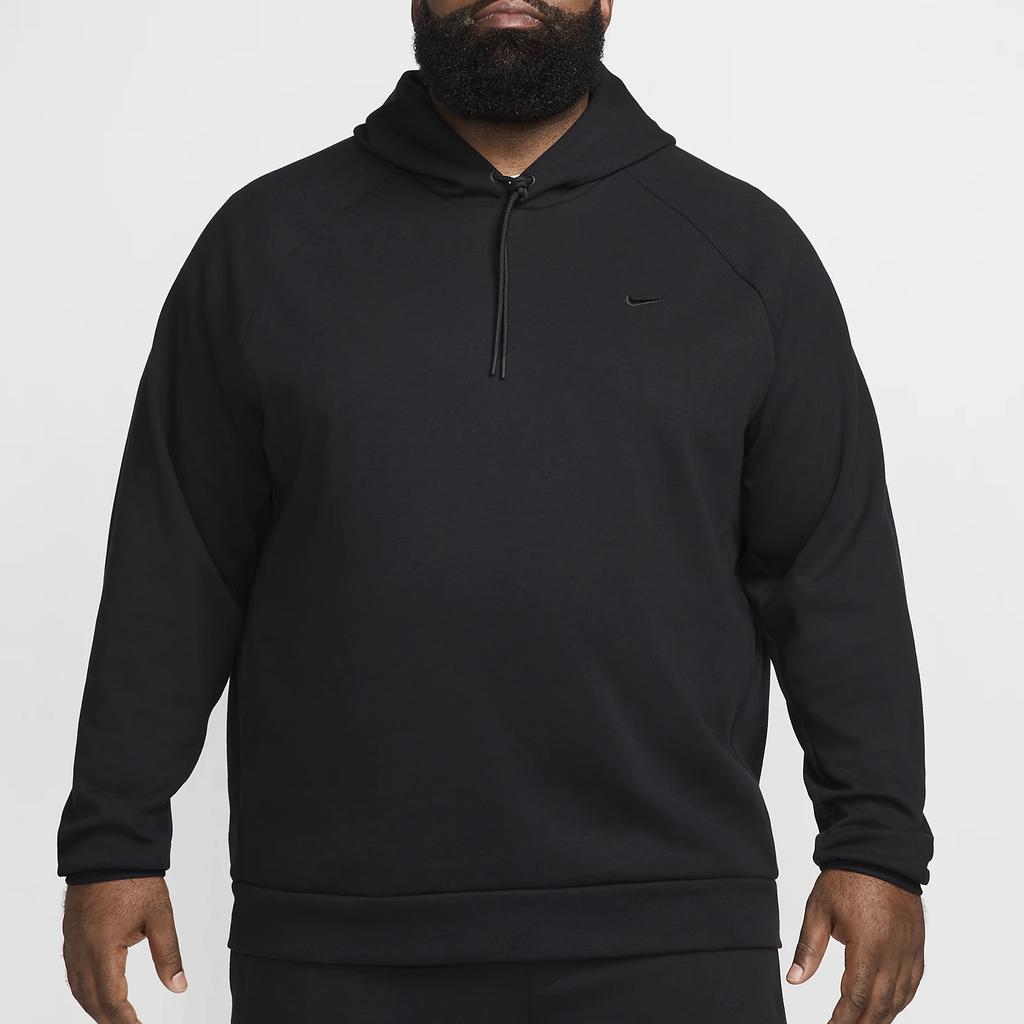 Nike Основная Dri-FIT UV пуловер универсальная толстовка с капюшоном мужские толстовки черные FZ0969-010